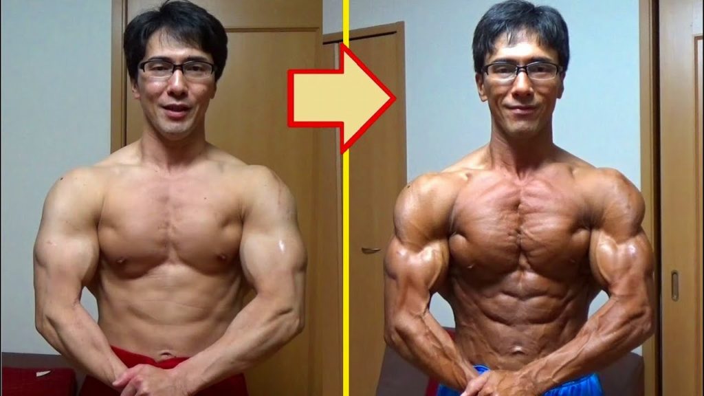 ボディービル大会までの23週間で13kg減量！ダイエット前後の